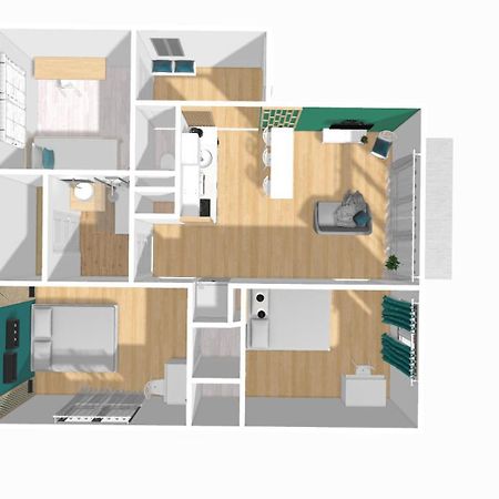 Home Ganusha Cosy 3 Chambres Parking Gratuit Balcon Grenoble Eksteriør bilde